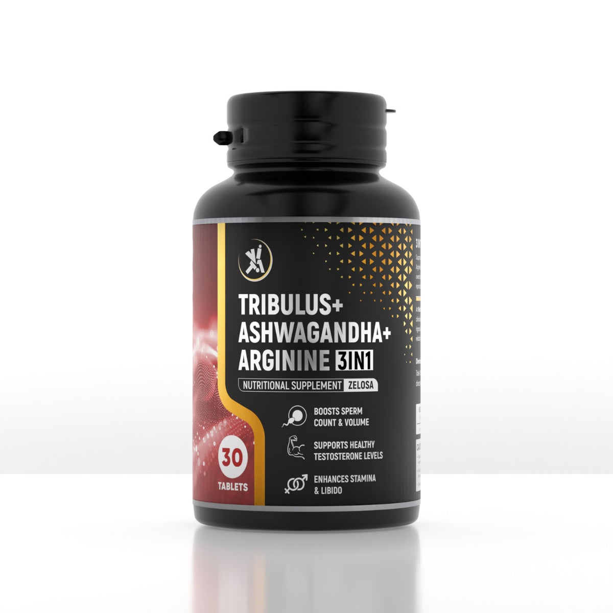 3-in-1 Tribulus + Ashwagandha + Arginine